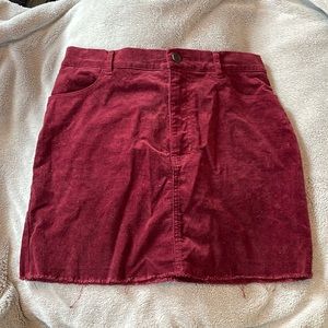 Forever21 Velvet Skirt
